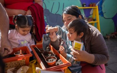 Jardín Infantil Estación de Niños participa del taller de huerto casero impulsado por Lomas Bayas en Baquedano